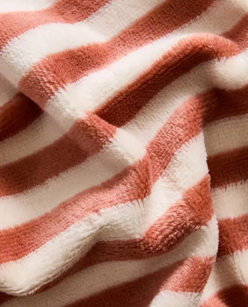 ZARA HOME ДЕТСКОЕ ПОЛОТЕНЦЕ В ПОЛОСКУ, КРАСНОВАТО-КОРИЧНЕВЫЙ