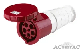 Розетка кабельная IP67 32А 3Р+РЕ+N 380В TDM SQ0611-0028