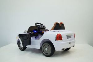 Детский электромобиль River Toys RollsRoyce C333CC белый фото №5