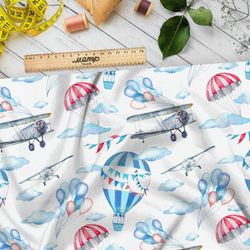Ткань оксфорд 210 самолеты и воздушные шары