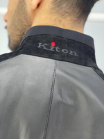 Кожаная куртка Kiton
