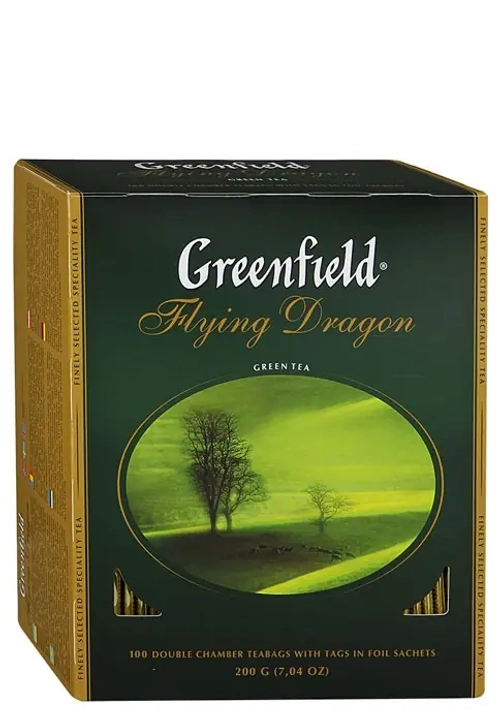 ГРИНФИЛД Флаинг Драгон (Greenfield - Flying Dragon) зеленый, 100пак/1шт