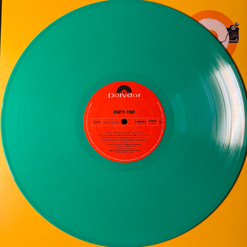 Сборник Party-Time 3LP (Германия) Black/Red/ Green