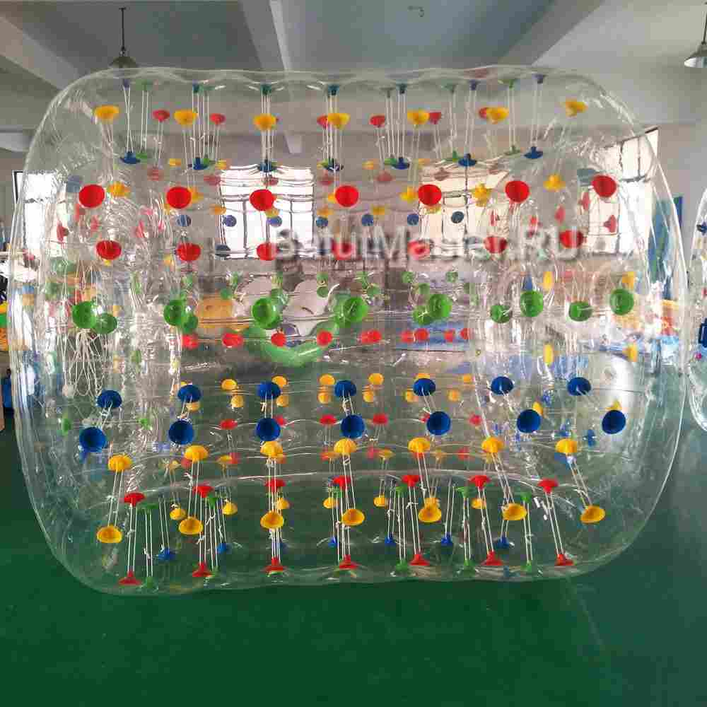 Бизнес-набор: Бассейн 7*7 м (1 шт), Водный шар ТПУ (3 шт), Водный роллер ТПУ (1 шт),насос (1 шт)