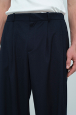Брюки широкие | dark blue