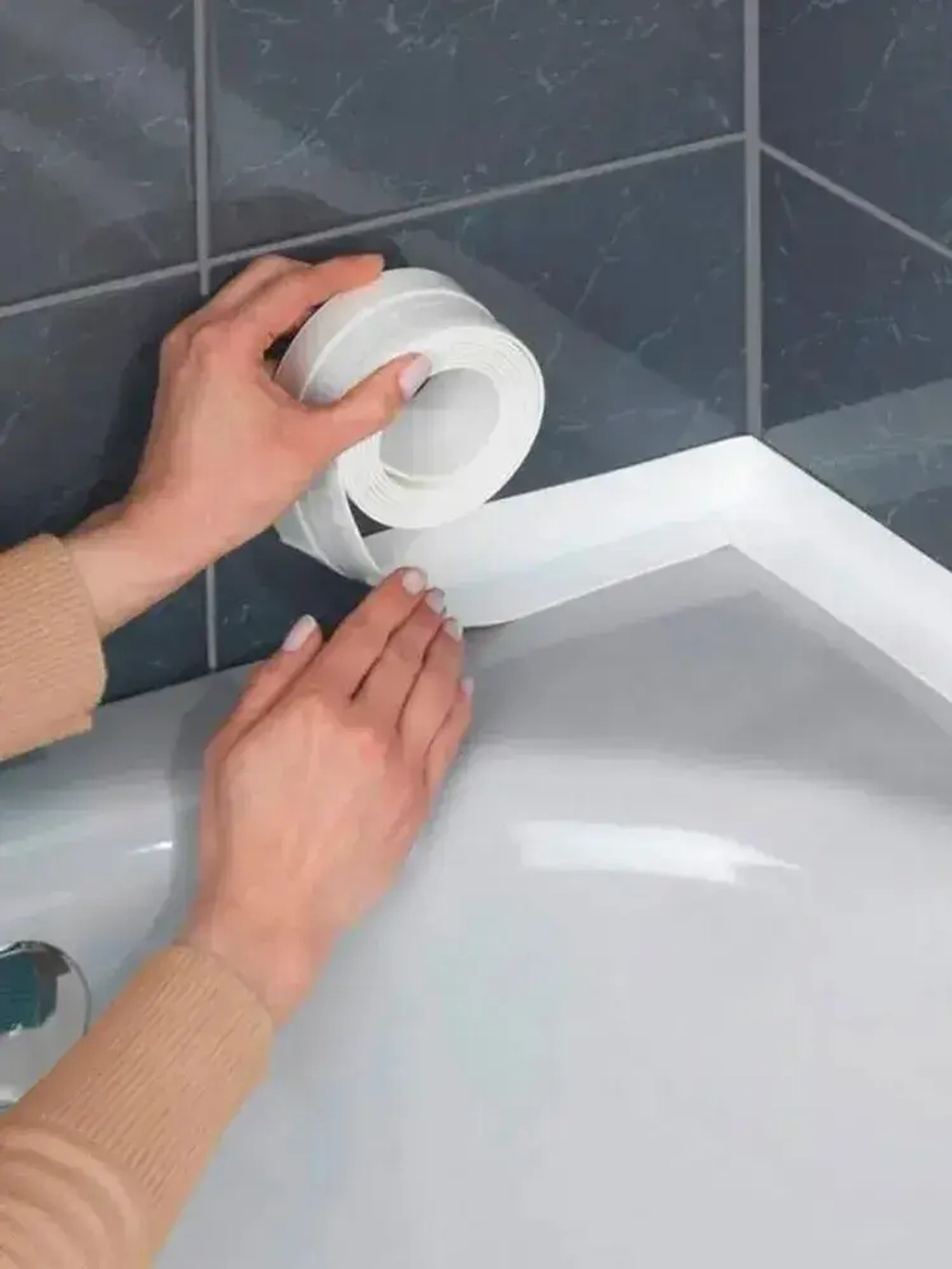 Бордюрная лента для ванны TIM BM03-38, 335* 3,8см