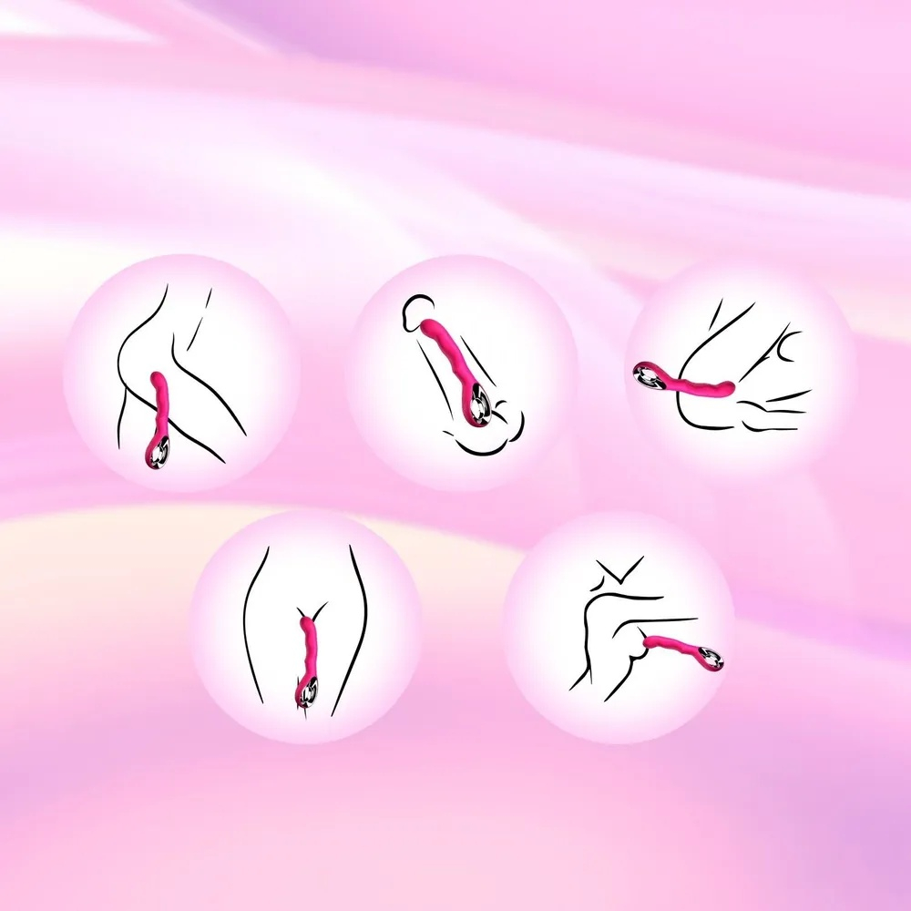 Изогнутый вибромассажер Joyhyper