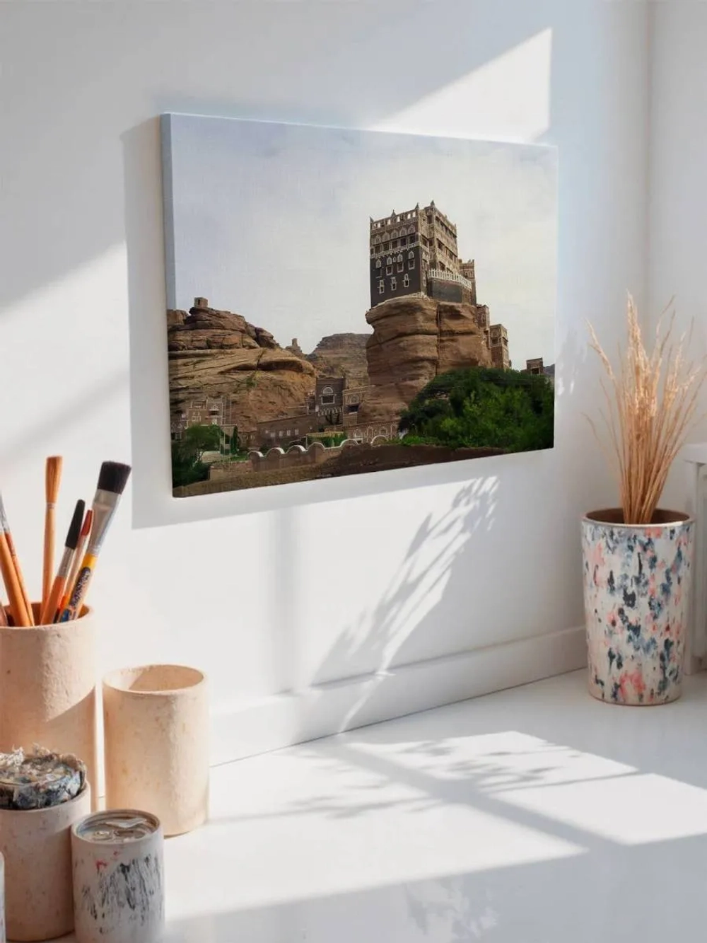 Картина на стену 40 X 50 Замок на скале