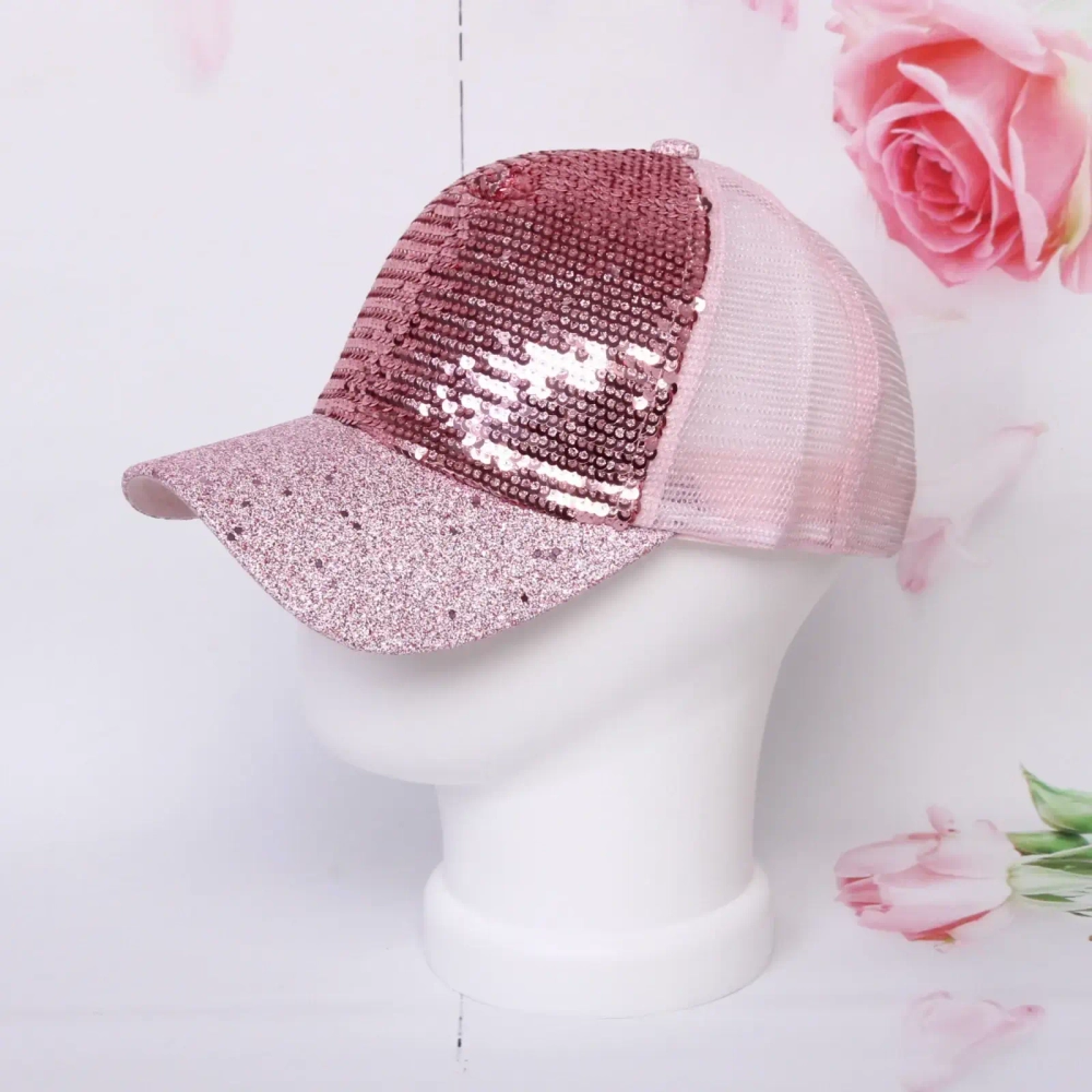 Бейсболка «Fashion city», пайетки, микс 3 цвета, р .58