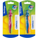 Циркуль пластик. "Supertwist" 120мм, безопасная игла, блистер (Berlingo)