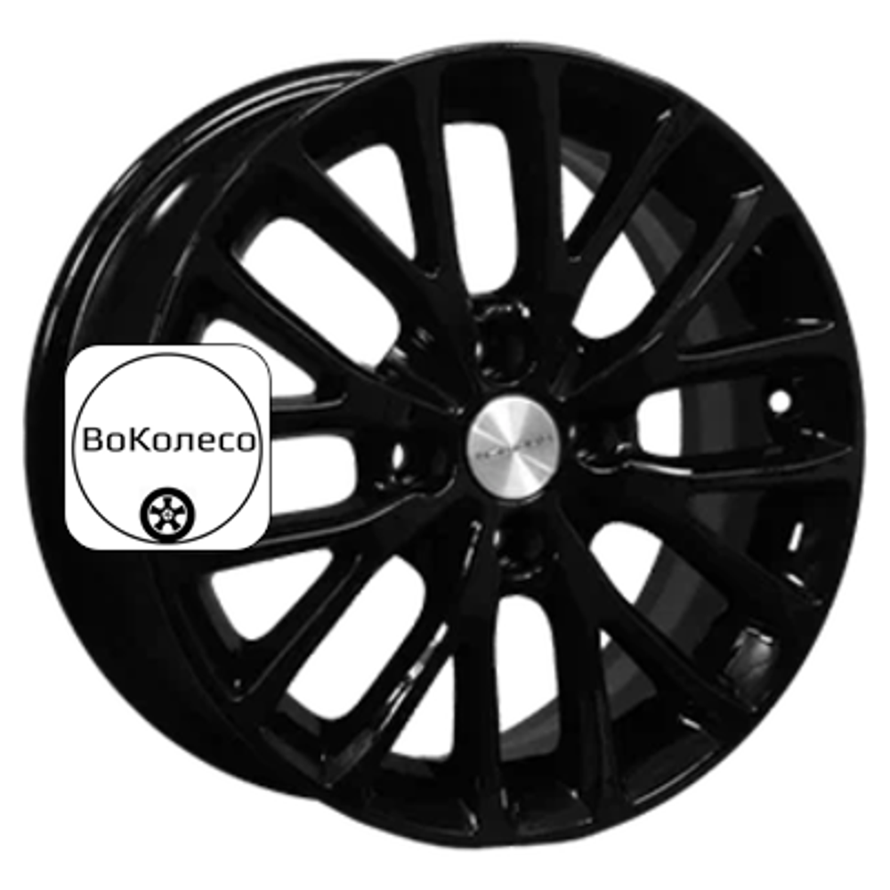 6x15/4x100 ET37 D60,1 KHW1506 (XRay) Black Khomen Wheels