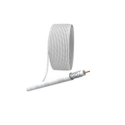 ЭРА Кабель коаксиальный RG-6U, 75 Ом, CCS/(оплётка Al 64%), PVC, цвет белый, бухта 100 м, SIMPLE (4/ | 