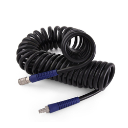 WDK-65815 Шланг пневматический спиральный с БРС, 15 м, 10х14 мм