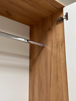 Шкаф 3-дверный с ящиками «Байкал» Белый 120 см