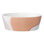 Набор из двух салатников бежевого цвета с авторским принтом из коллекции freak fruit, 16см