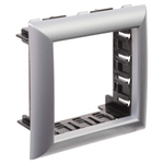 Рамка-суппорт "Avanti" для "In-liner Front", серебристый металлик, 2модуля