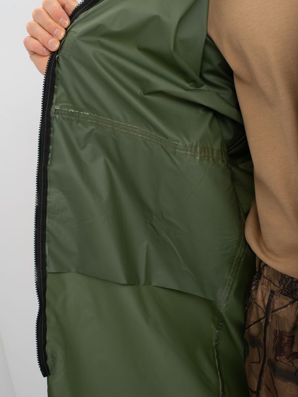 Плащ ВВЗ ткань Таффета PVC (20000мм) цвет Зеленый