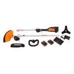 Триммер аккумуляторный WORX WG186E.1 40В (2 x 4 Ач, ЗУ) захват 250 мм, 8.8 кг