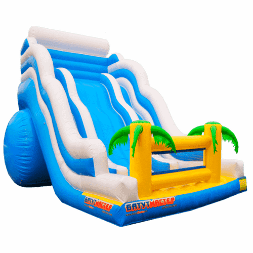 Большой надувной батут-горка "Волна - 2" 10*6*8 м