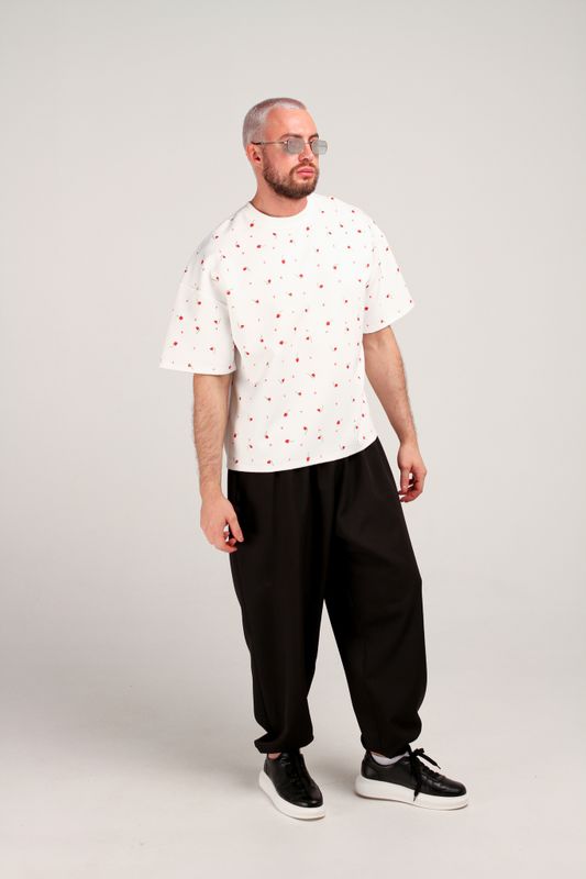 ФУТБОЛКА NUMERO 1 белый тюльпан MEN