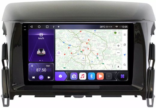 Магнитола для Mitsubishi Eclipse Cross 2018-2021 - Carmedia OL-1570 QLed+2K, Android 12, ТОП процессор, CarPlay, SIM-слот