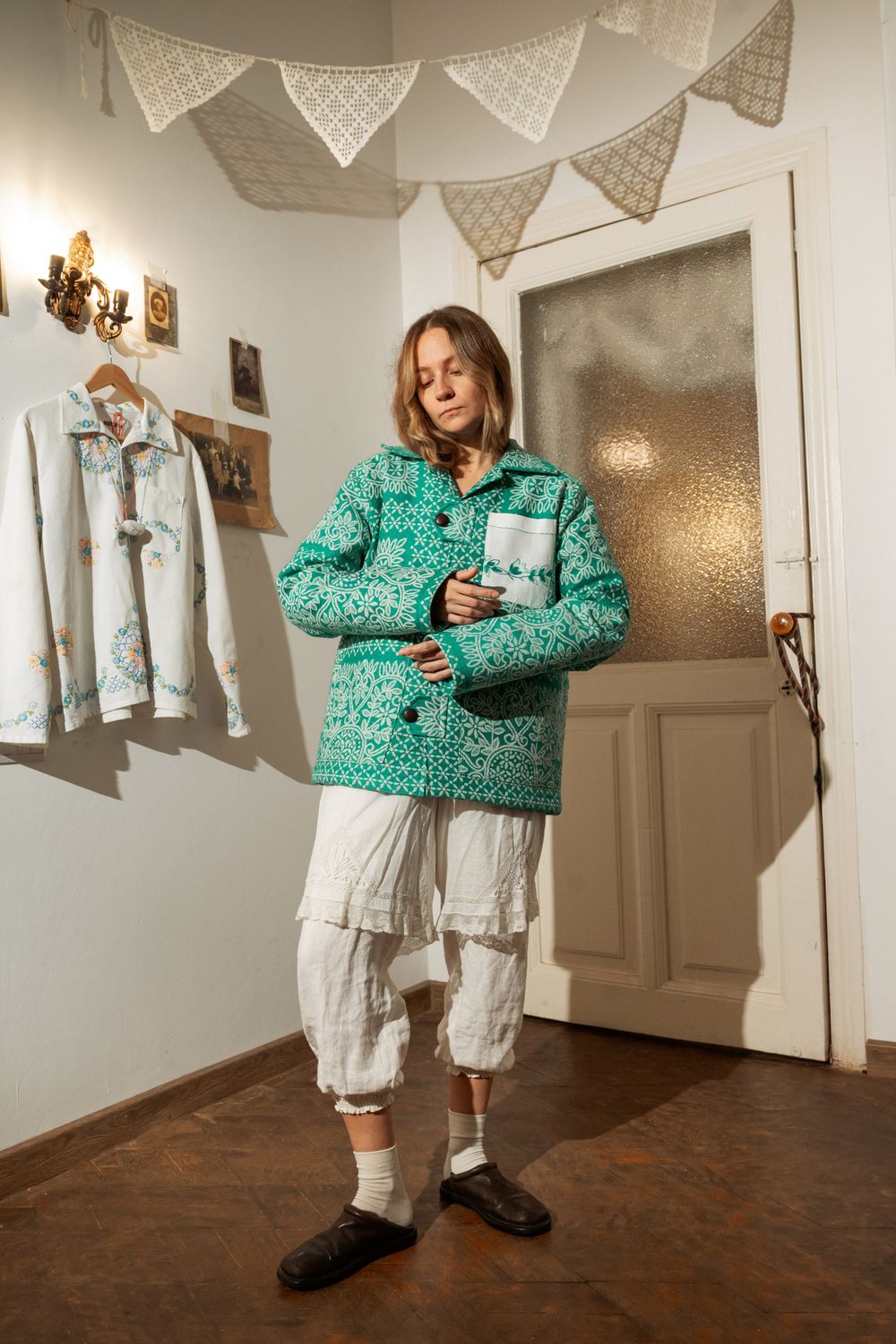 Куртка Soeurs Цвета лета зеленая