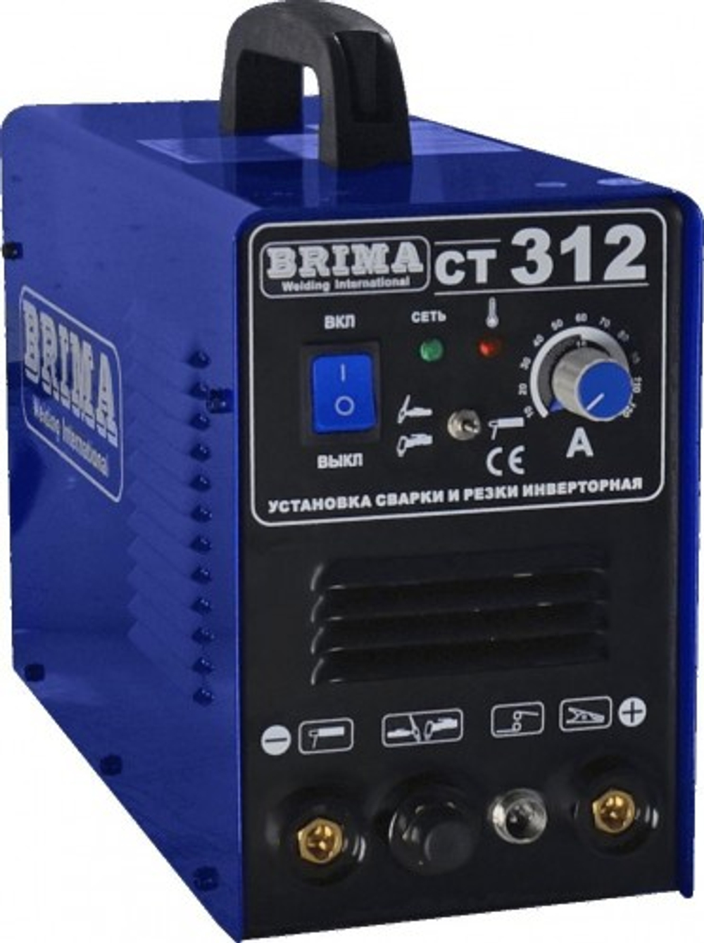 Сварочный инвертор Brima СТ 312 ММА, TIG DC сварки и плазменной резки(витринный) 0005692