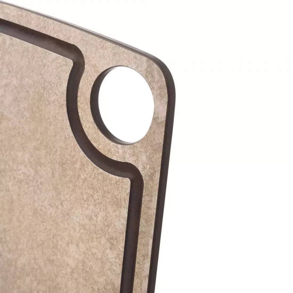 Доска разделочная c желобом 36х28см ComposeEat Fashion порфир кремовый