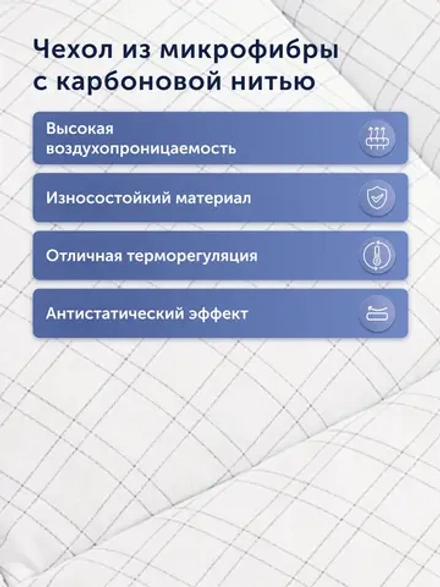 Одеяло с карбоновыми нитями БайОптима