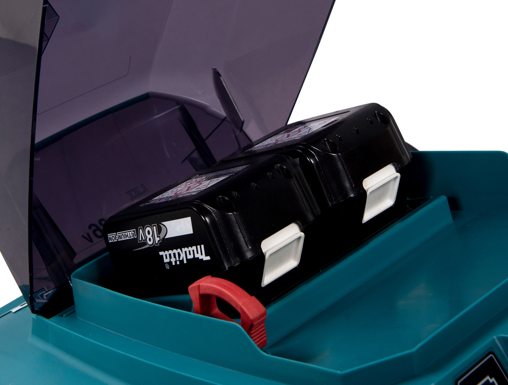 Газонокосилка аккум. LXT 2х18В, 860Вт, дека 48см, 62л, 4в1, XPT, (2xBL1850B, DC18SH) Makita DLM480CT2