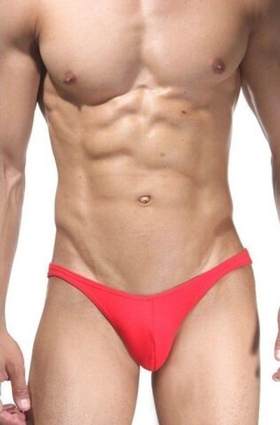 Красные хлопковые слипы (Размер: L) (Цвет: красный)