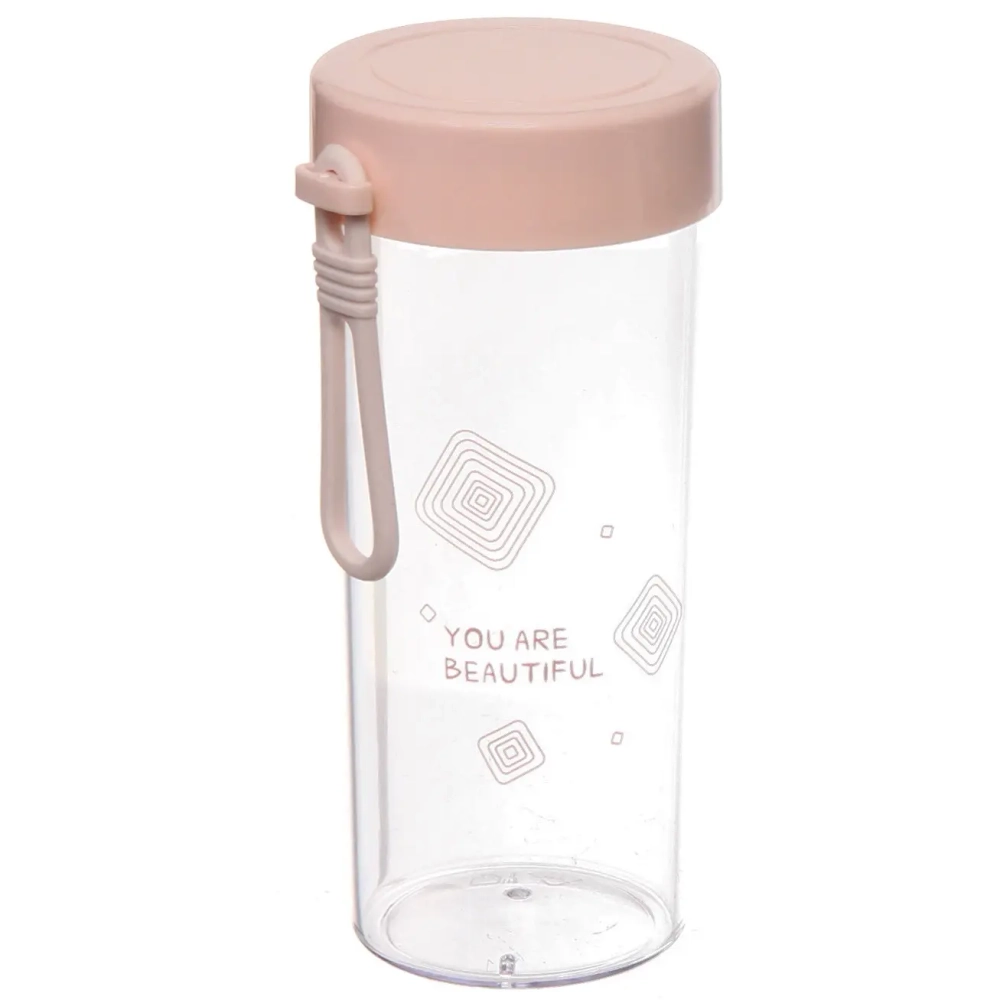 Бутылка питьевая пластиковая 420мл «Свежесть»