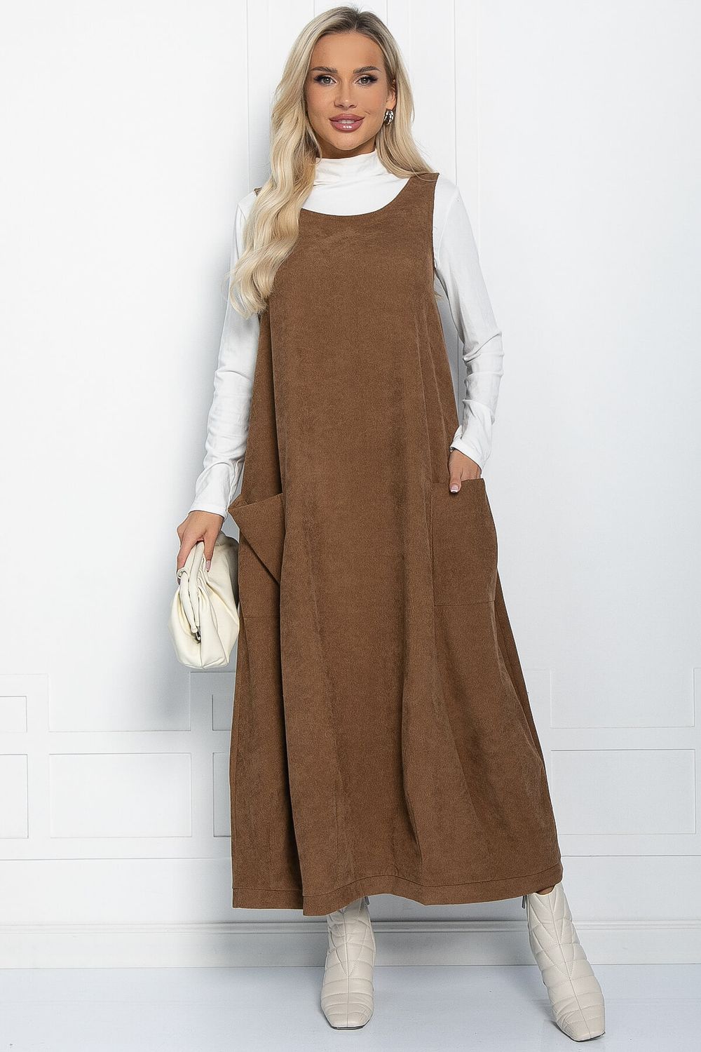 Сарафан В стиле бохо (коричневый) П10628 LT Collection