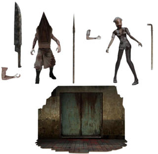 Фигурки Silent Hill Mezco 5 Points Deluxe Set
