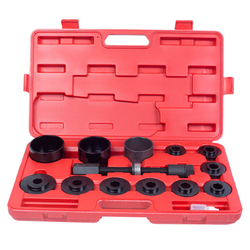 МАСТАК (100-30014C) Набор оправок для монтажа и демонтажа ступичных подшипников, кейс, 14 предметов