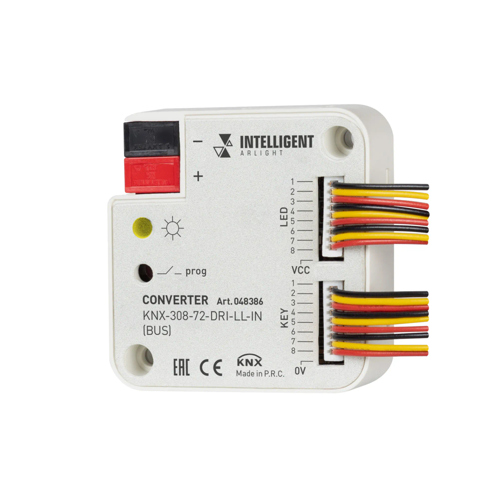 INTELLIGENT ARLIGHT Конвертер KNX-308-72-DRI-LL-IN (BUS) (IARL, IP20 Пластик, 2 года) 048386