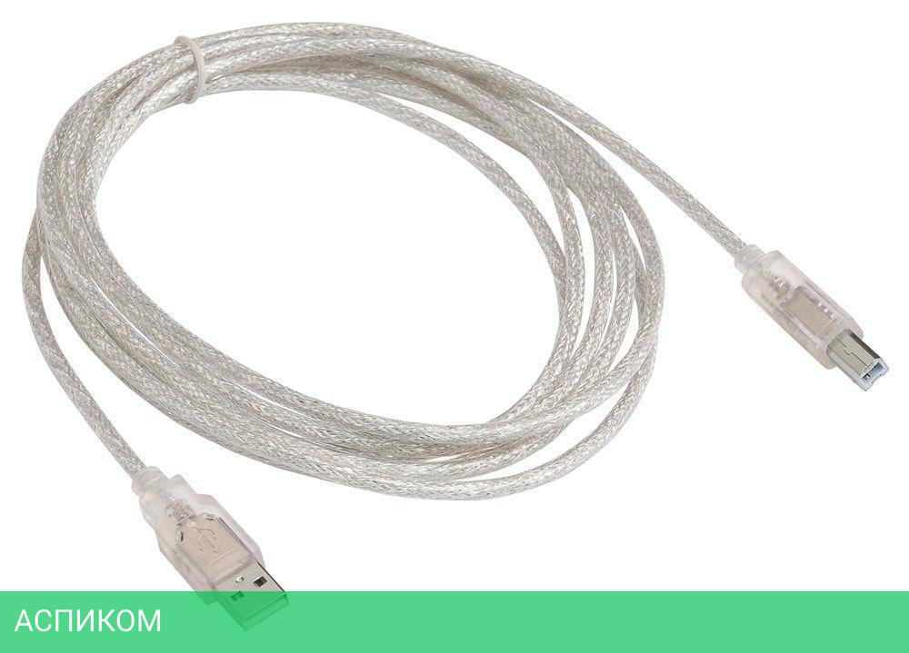 Кабель Buro USB2.0-AM/BM-3-TRANS