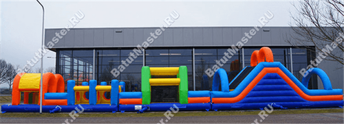 Надувная полоса препятствий "Летняя забава"