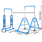 Турник для подростков DFC GA002 складной голубой
