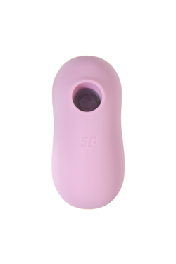 Вакуум-волновой бесконтактный стимулятор клитора Satisfyer Cotton Candy, силикон, фиолетовый, 8,6 см