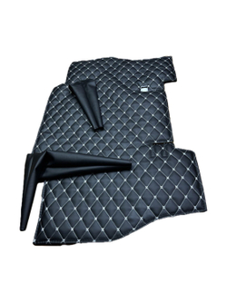 Коврик под рычаги КПП УАЗ 452, 3303 (белая нить Бабочка)