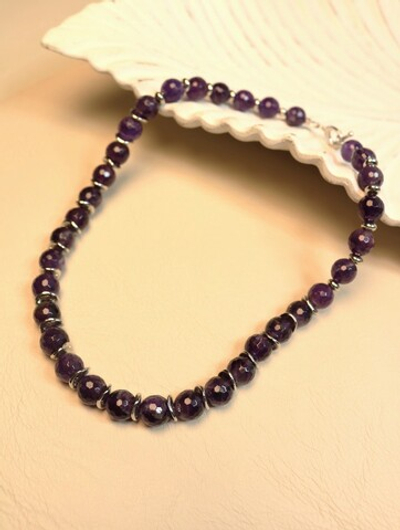 Чокер из аметиста "Фиолетовый фокус"