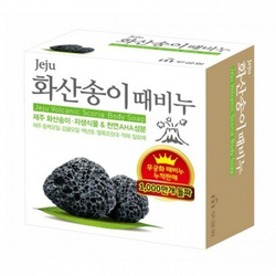 Mukunghwa Jeju Volcanic Scoria Body Soap скраб-мыло для тела и лица с вулканическим пеплом