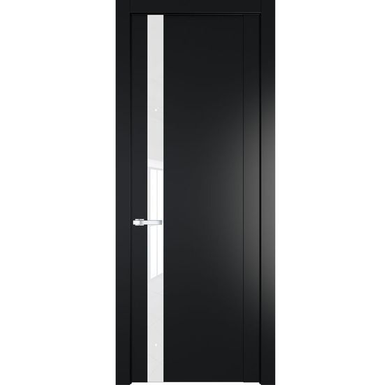 Межкомнатная дверь эмаль Profil Doors 1.2P блэк стекло лак классик