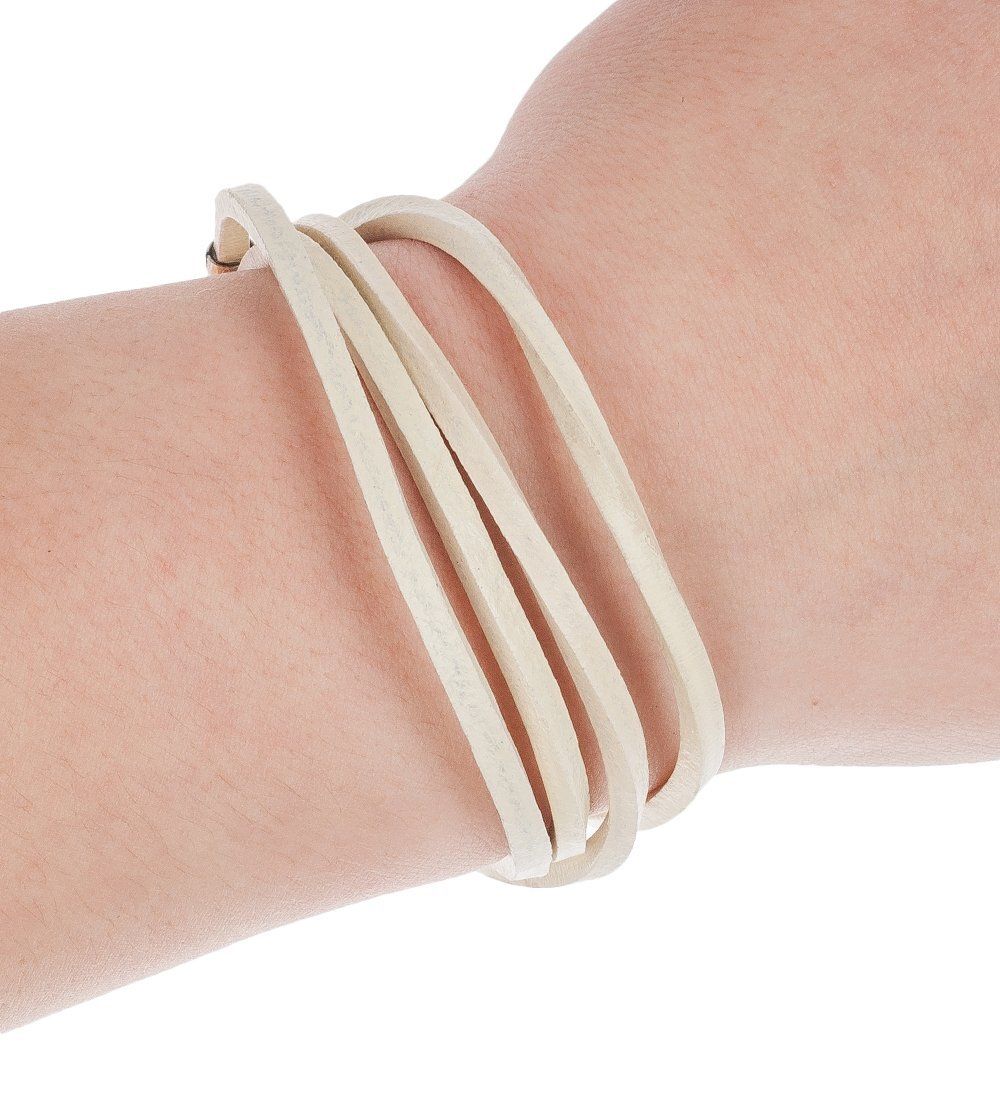 Y-BKB071 Браслет цветной нат.кожа