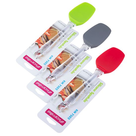 Лопатка кухонная силиконовая 25х6 см Kamille KM-7502