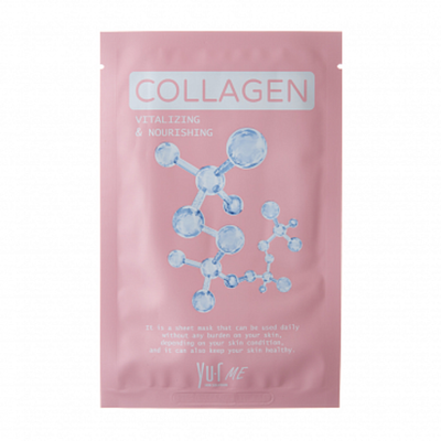 YU.R ME Тканевая маска омолаживающая с коллагеном | YU.R.ME Collagen Sheet Mask