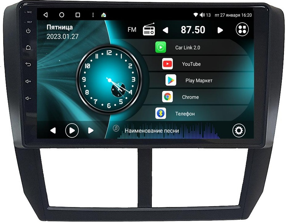 Магнитола для Subaru Forester 3 (SH) 2008-2013, Impreza GH, GE - Vaycar VA71-0062 на Android 13, 8-ядер, 2Гб-32Гб, 4G SIM-слот