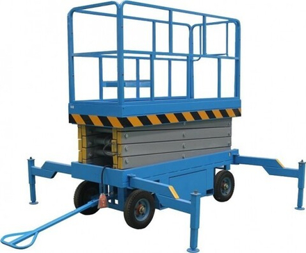 Передвижной телескопический подъемник TOR SJY-1,0-6AC ножничный 1000 кг 6 м (от сети) 1019924