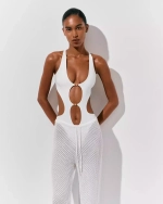 Брюки Crochet, Белые